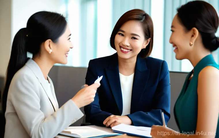 법률 자문가의 사건 관리법 - **Prompt 2: Tech-Savvy Thai Lawyer Utilizing AI for Document Management**
    A vibrant, futuristic ...