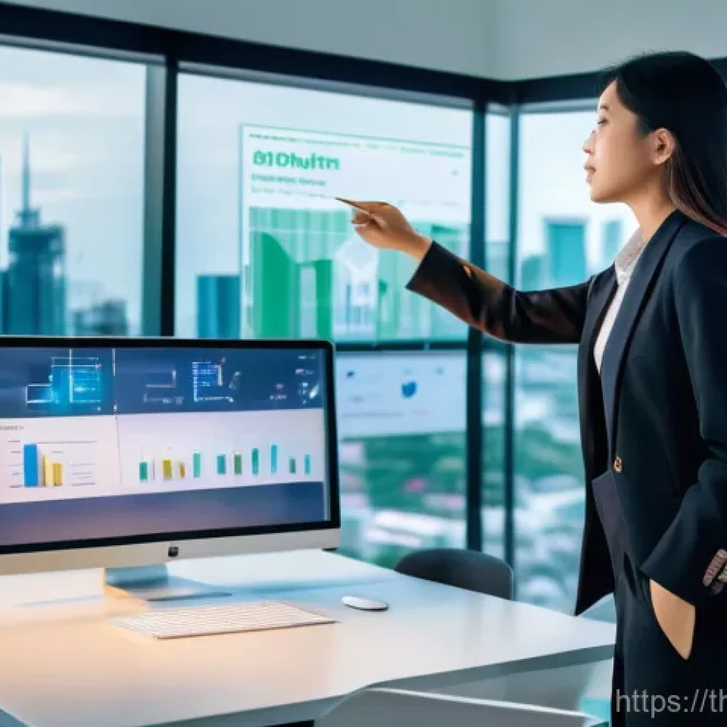 법률 자문가의 경력 변화 패턴 - **Prompt:** A young, confident Thai female lawyer, dressed in a stylish yet professional blazer and ...