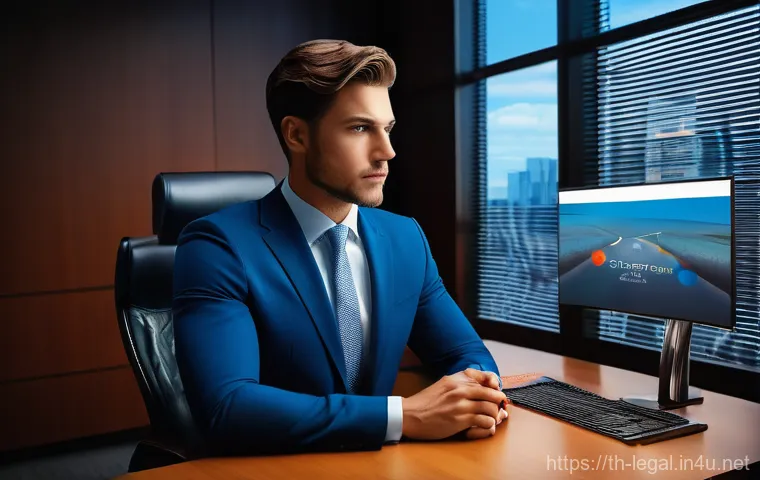 법률자문가를 위한 온라인 교육 - Here are three image generation prompts in English: